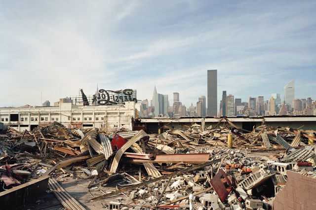 "Remains of the former Pepsi-Cola bottling plant, 46-00 Fifth Street, Long Island City, Queens, looking west"